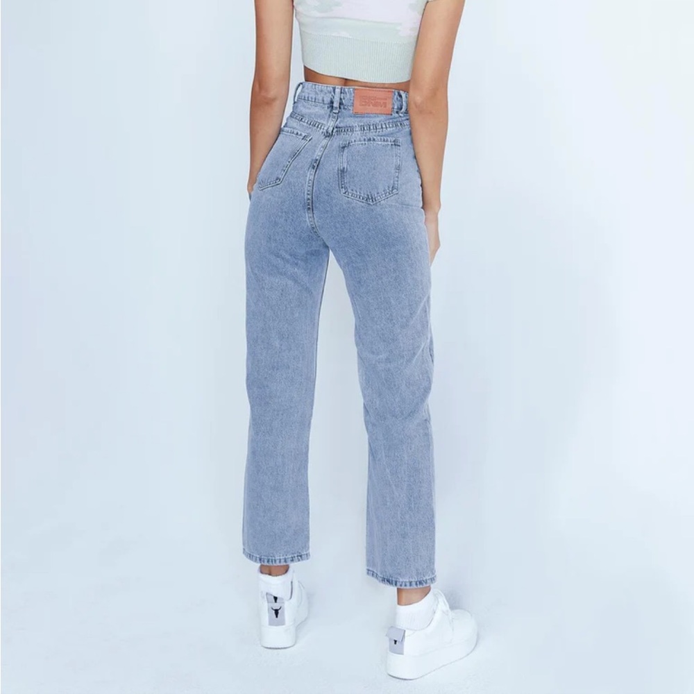 Princess Polly Olivia double waistband wide leg jeans denim - Picture 5 of 14
